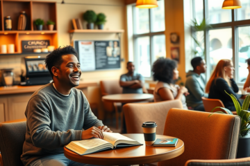 A couple sitting together with a Bible, representing connection through Christian dating platforms.