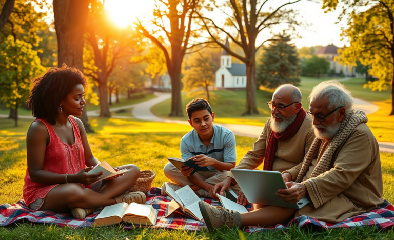 A serene pathway symbolizing various Christian journeys and spiritual growth.