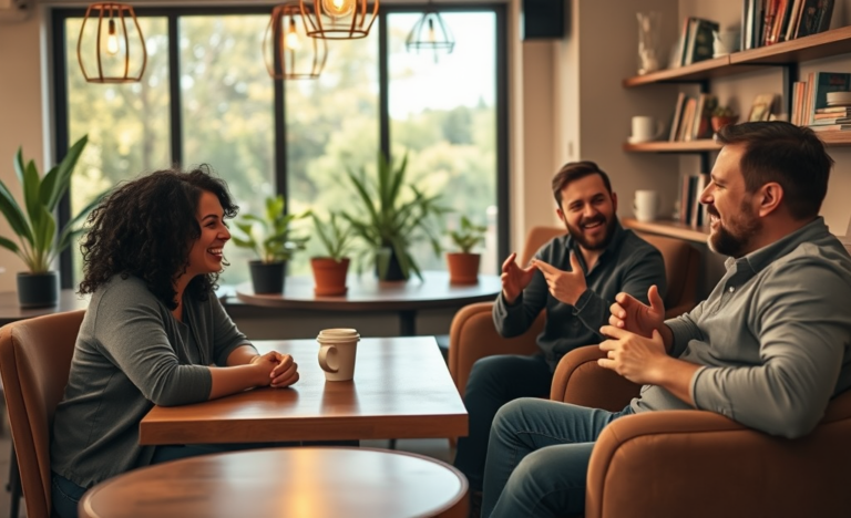 A happy couple on a date, representing Christian dating services