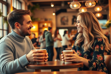 An image depicting a group of Christians engaging in friendly conversation, symbolizing the search for true Christian relationships.